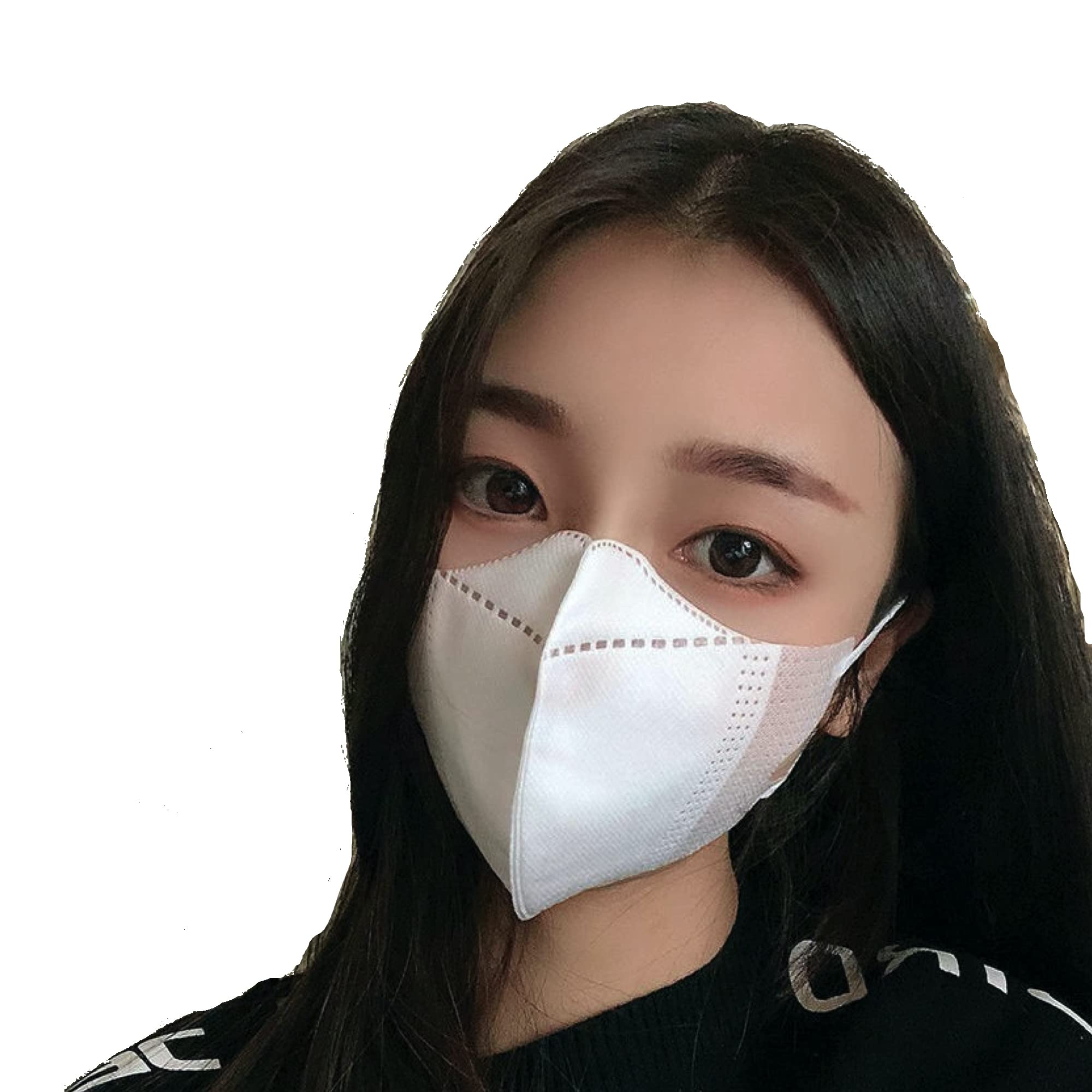 HEXAR 20 Pcs 3D Disposable Face Mask Unisex Adult's 3-Ply Melt Blown Filter Face Mask with Elastic Ear Loop