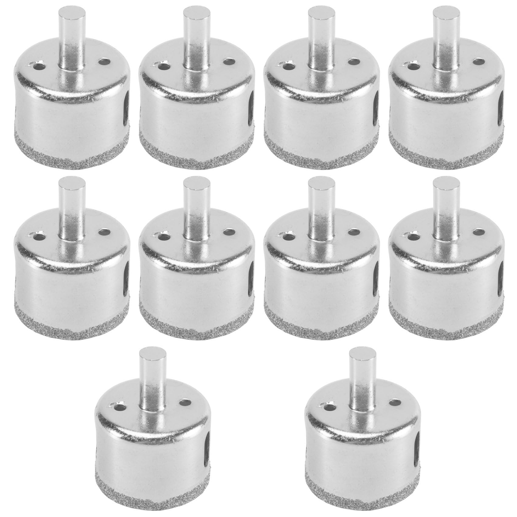 Jnchdghwa As Picture Shown 10Pcs 40Mm Tipped Tile Ceramic Glass Hole Saw Drill Bit