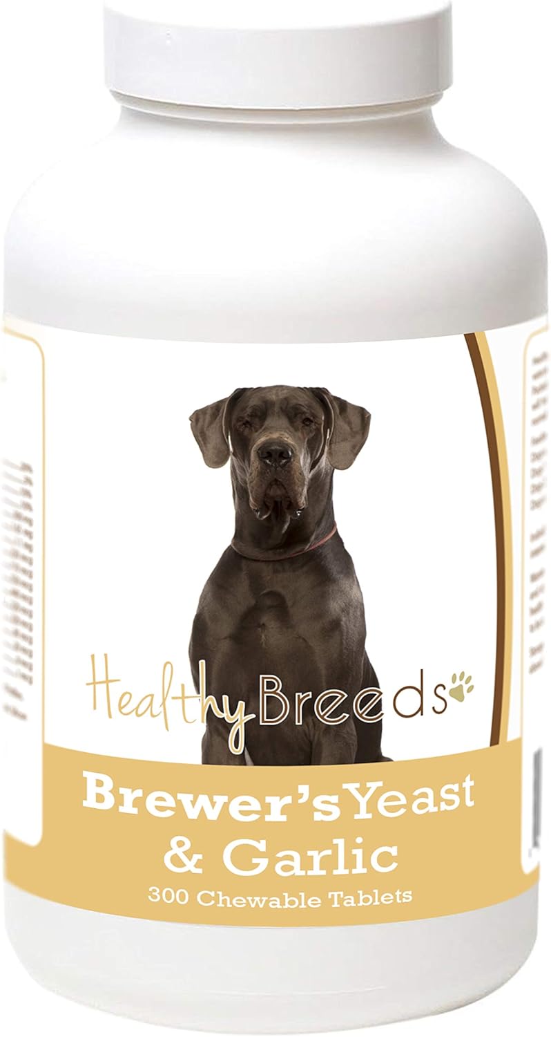 Healthy Breeds Dog Brewer's Yeast Garlic Tablets for Great