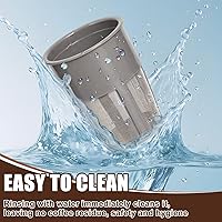 Vista 7 de Podoy K400 Reusable Coffee Filter Inner Compatible with Keurigg My K Cup 2.0 K250 K300/350/375 /450/475 Grey Universal Reusable Filter with Coffee