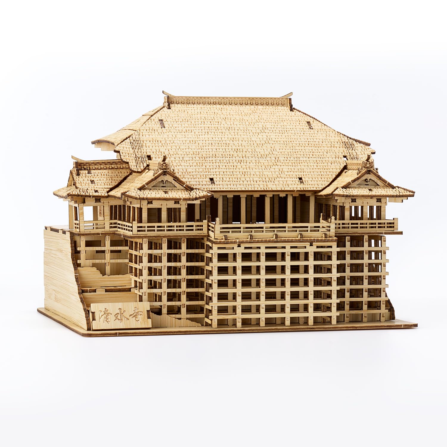 Wa-Gu-Mi Kiyomizu-dera Bamboo 3D Puzzle 179 Pieces DIY Craft Kit Japan