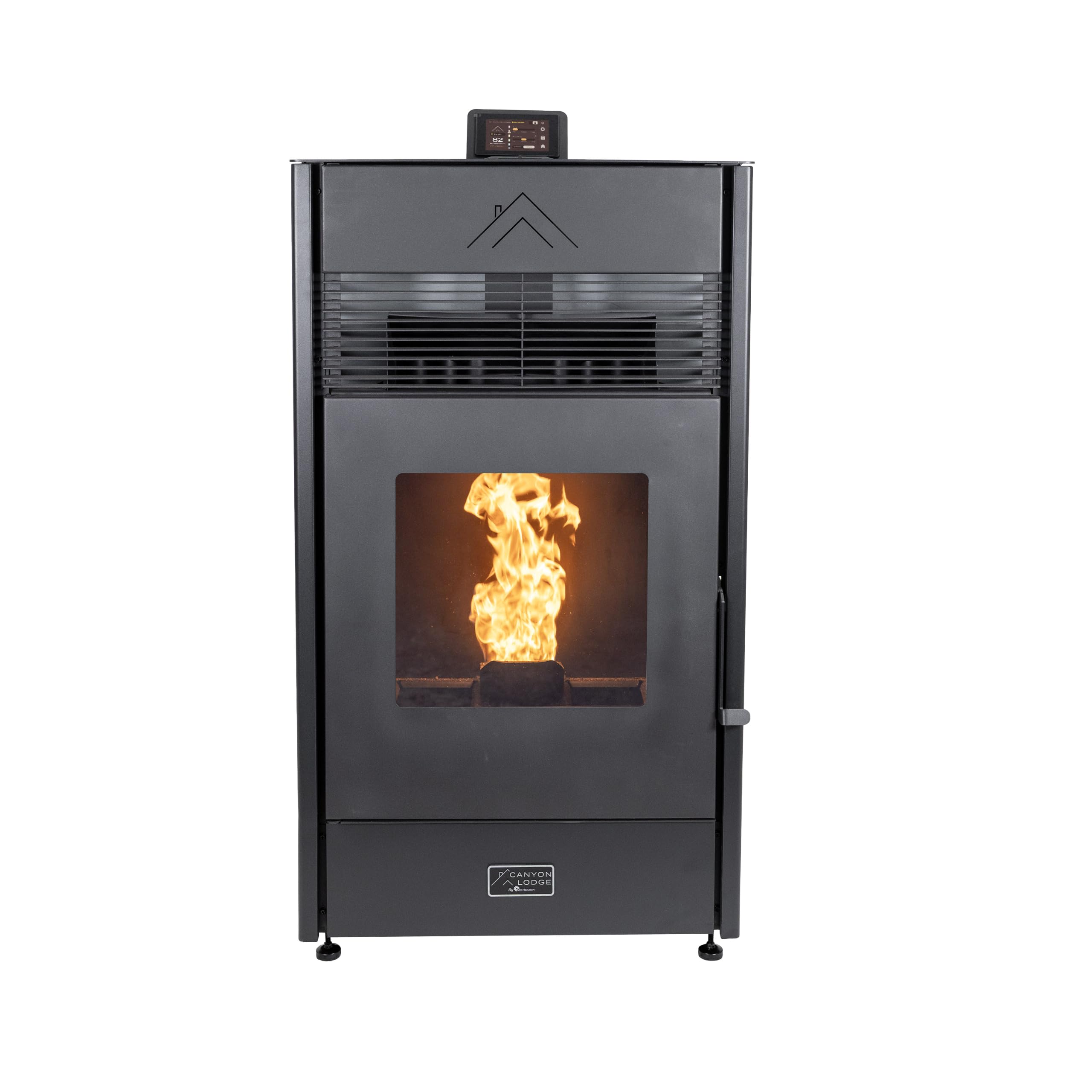 SMART TECHNOLOGY Canyon Lodge GEN 2 Large 3,000 sq. ft. Pellet Stove with 130 lb. Hopper