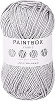 Vista 9 de Paintbox Yarns Hilo Aran 100% Algodón 1.76oz (50g), 93 Yardas (85m) - Lana Peinada Vino Tinto para Ganchillo o Tejer - Suave, Ligero para Suéteres