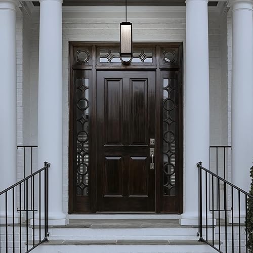 Miniatura 6 de WAC Lighting dweLED, Amherst 6in LED colgante al aire libre 3000K en negro