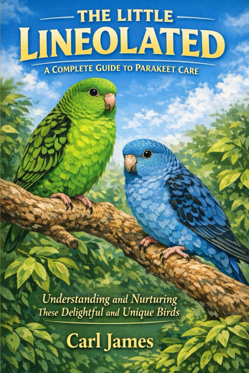 THE LITTLE LINEOLATED: A COMPLETE GUIDE TO PARAKEET CARE: Understanding and Nurturing These Delightful and Unique Birds