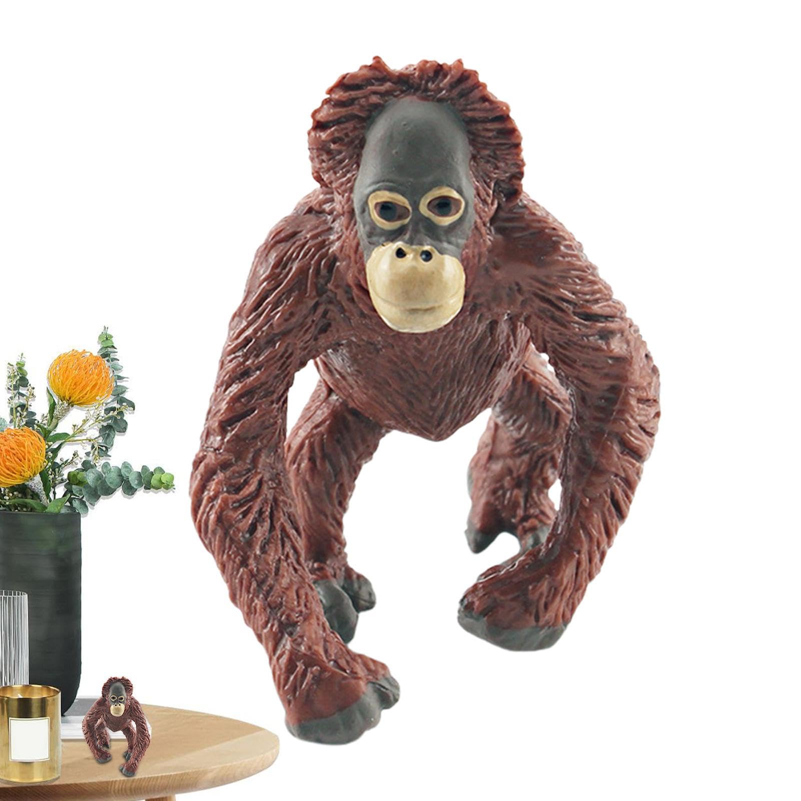 Amazon.co.jp: オランウータンの置物 | ゴリラの家族と一緒に