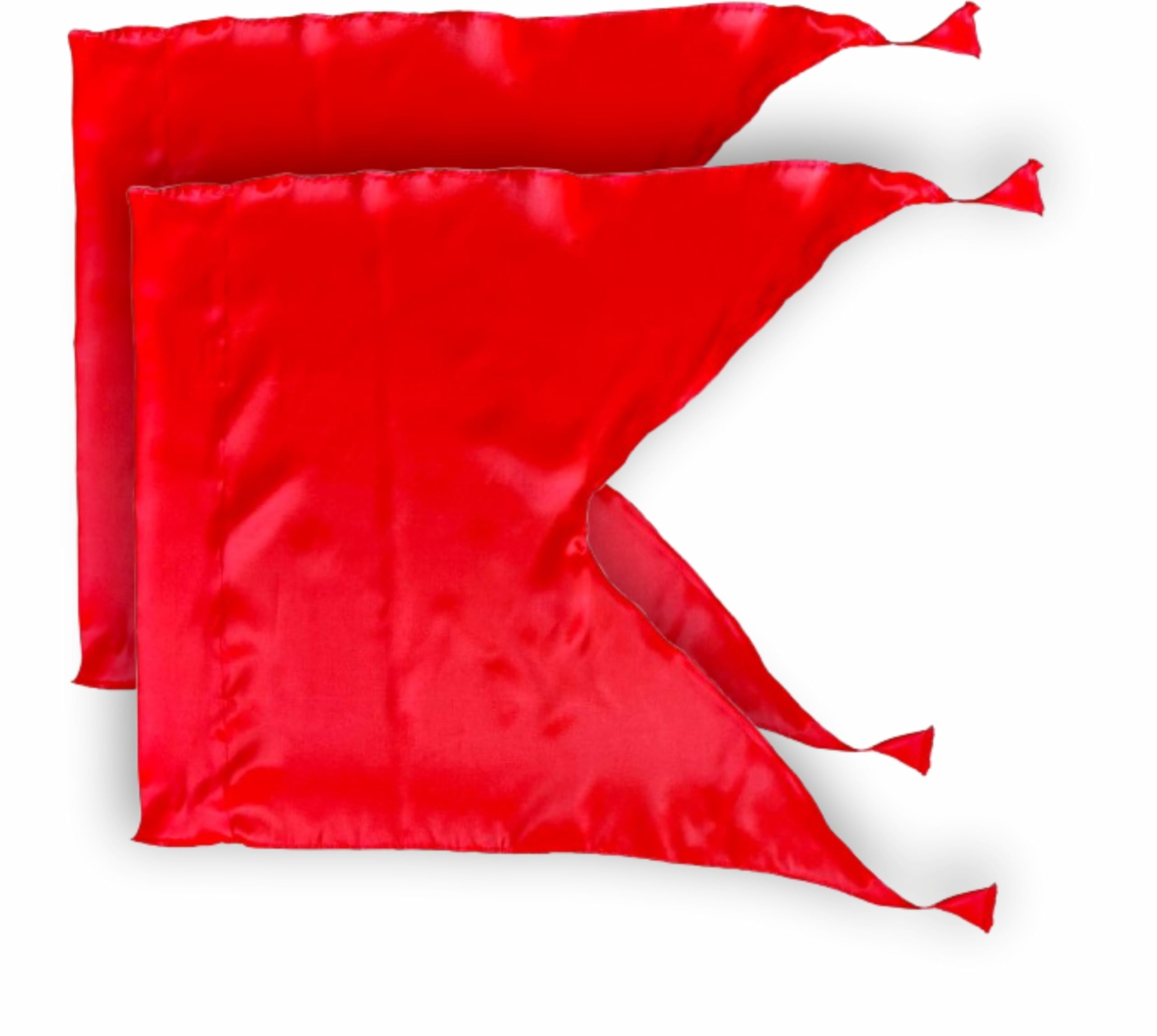 La Jarden® भगवा झंडा Small size Non Printed 20x30 inches Blank F.Orange Flag Ideal for Flats, Little Homes & Vehicles; Silky Satin Fabric Flag for Yoga, Meditation, Om Shanti Bhawan, Flag, Bhagwa Dhwaj for Temple, House & All Religious Purpose (Fluorescent Orange) PACK OF 2-image-10