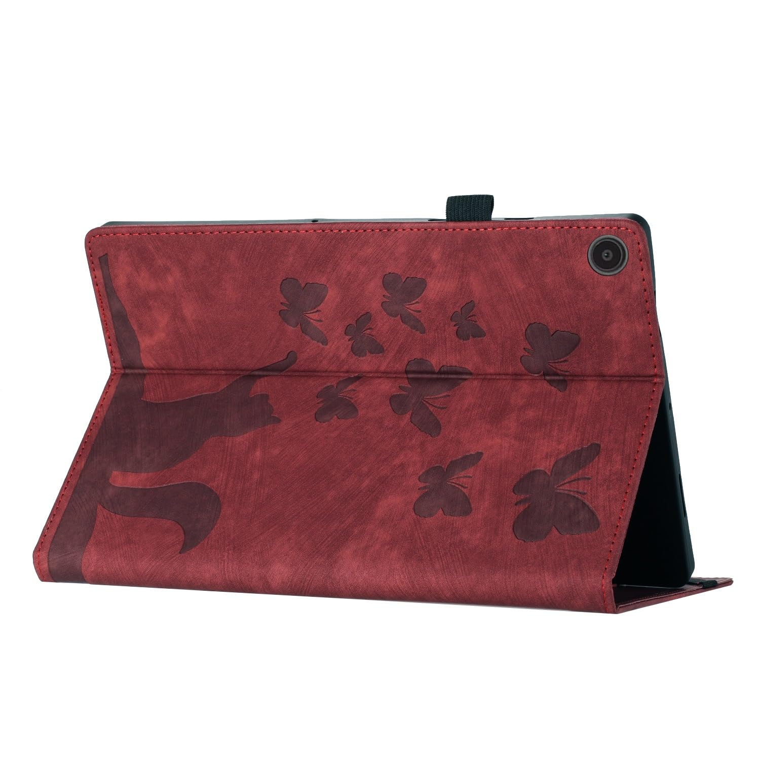 Custodia protettiva per tablet PC compatibile con Fire HD 10 Tablet Case (2019/2017 Rilasciato 9a/7a generazione) Custodia protettiva pieghevole in rilievo Custodia protettiva Flip Case Custodia
