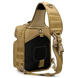 G4Free Tactical Sling Bag Backpack Military Rover Shoulder Sling Pack Molle EDC Small Crossbody Chest Pack
