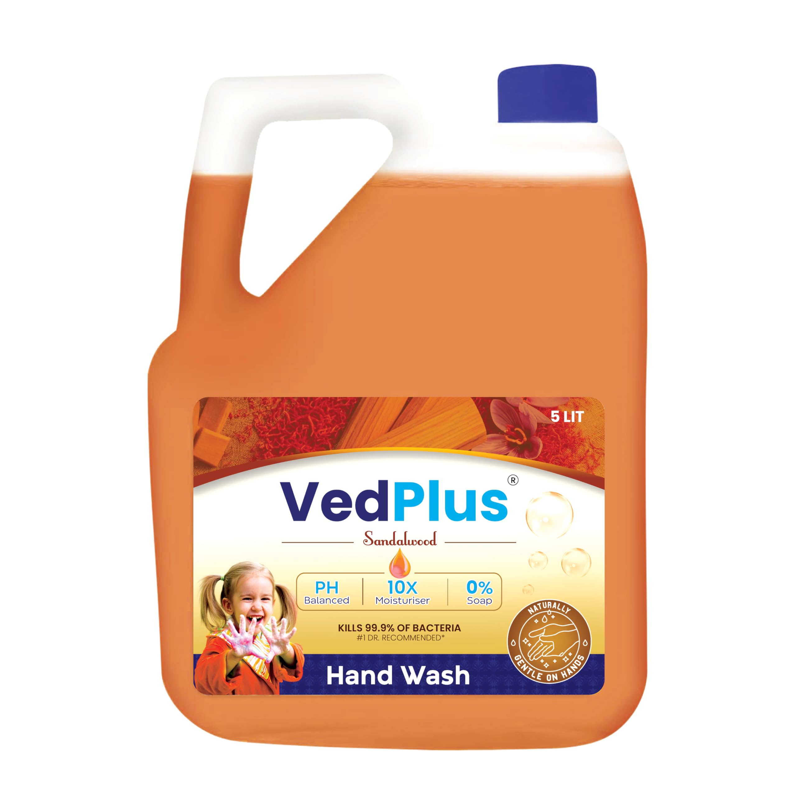 5 Liter Sandalwood Hand Wash |Enriched With 10X Moisturizer For Soft Skin | PH Balanced, Soap-Free| Kills 99.9% Of Germs |Gentle On Hands| Ideal For Home, Office & Commercial Use-image-30