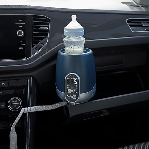 Miniatura 4 de Babymoov Duo Smart - Calentador de biberones 2 en 1 para coche y hogar, rápido, programable y portátil para leche materna o fórmula para bebés