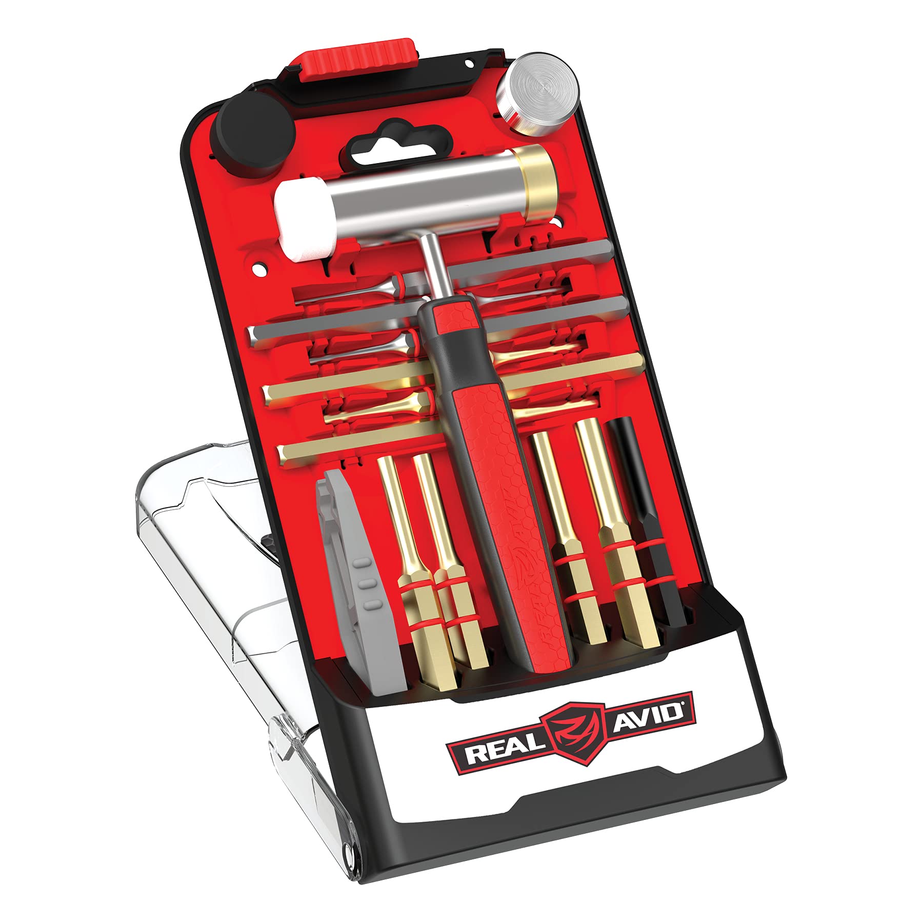 Real Avid Hammer & Brass Punch Set I Gunsmithing Tools Set with Small