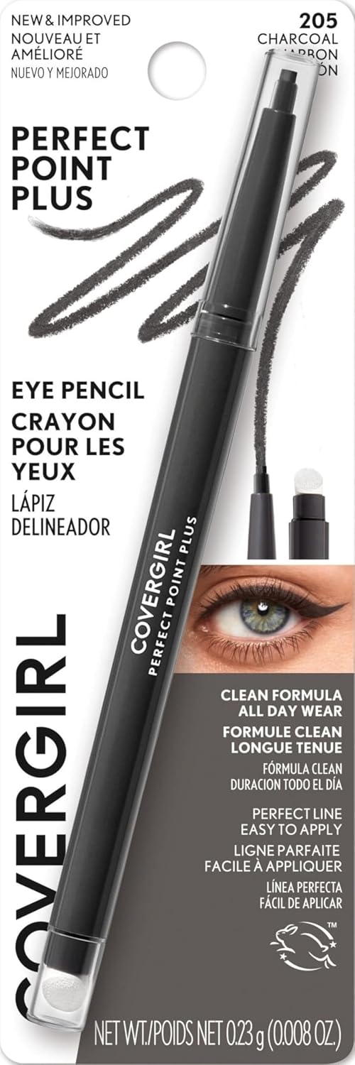 CoverGirl Perfect Point Plus Eyeliner, Charcoal (N) 205