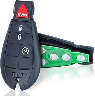 GQ4-53T 68105083 Replacement Keyless Entry Remote Car Key Fob for Jeep Cherokee 2014 2015 2016 2017 2018 2019 2020 2021 2022 4 Buttons 433Mhz 4A Chip