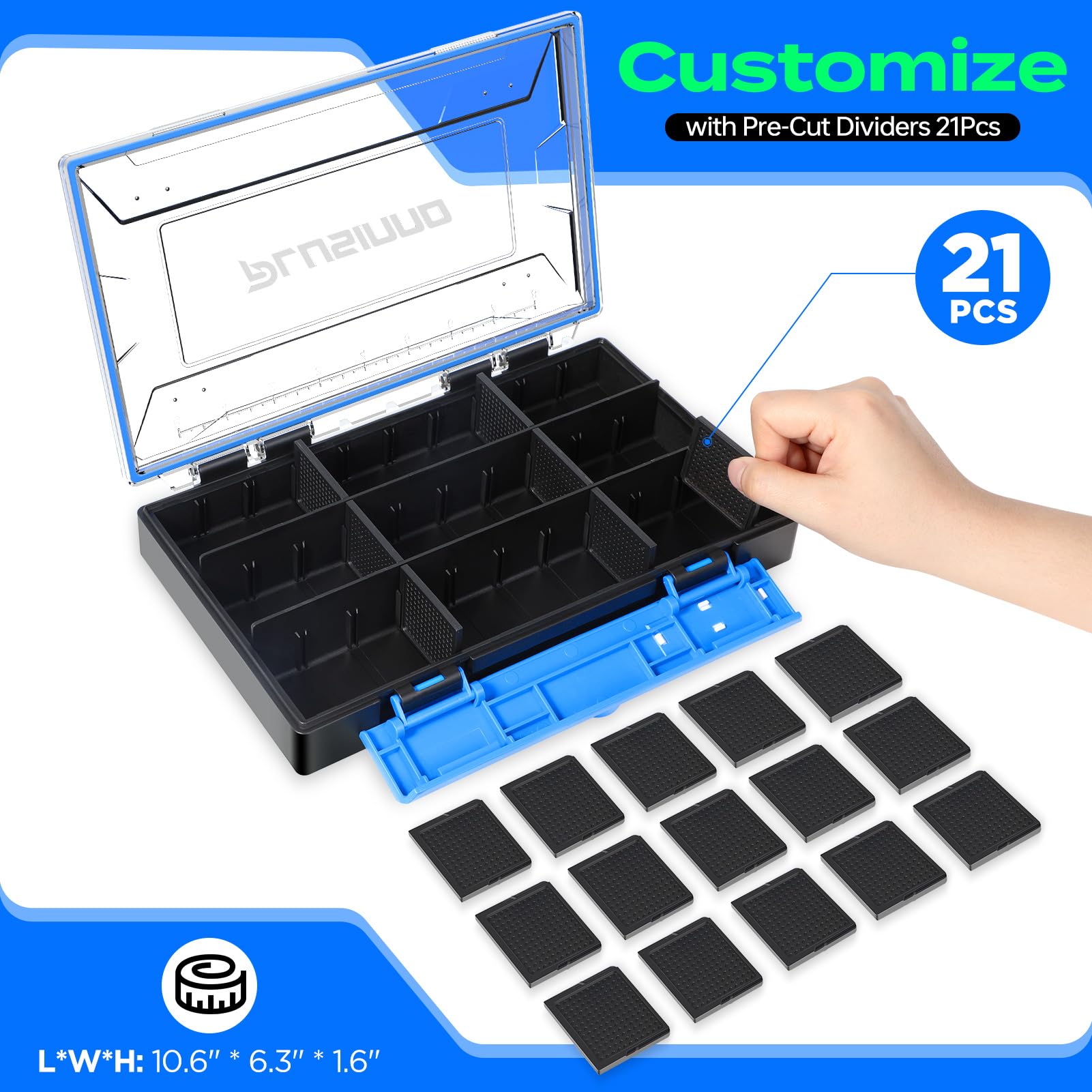 Amazon.com : PLUSINNO Tackle Box Organizer, 1/2 Packs Waterproof Tackle Trays, Fishing Tackle Box with Removable Dividers, Fishing Box Tackle Trays and Terminal Tackle Storage : Sports & Outdoors Amazon.com : PLUSINNO Tackle Box Organizer, 1/2 Packs Waterproof Tackle Trays, Fishing Tackle Box with Removable Dividers, Fishing Box Tackle Trays and Terminal Tackle Storage : Sports & Outdoors