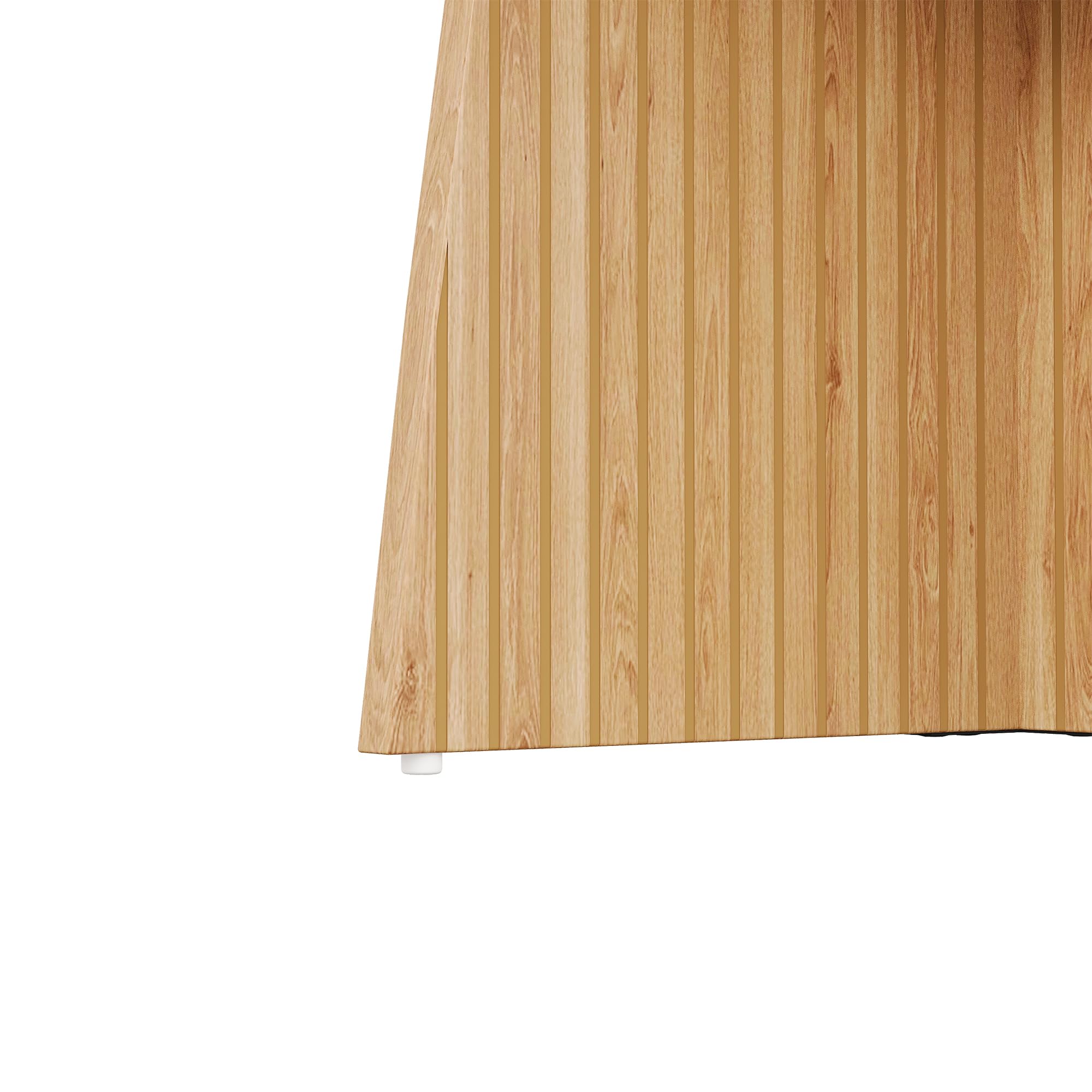Mesa de comedor redonda extensible, 110-150 x 110 x 77,5 cm, ahorra espacio, para 2-8 personas, con tablero extensible y estante integrado, mesa moderna de madera en aspecto natural, natural
