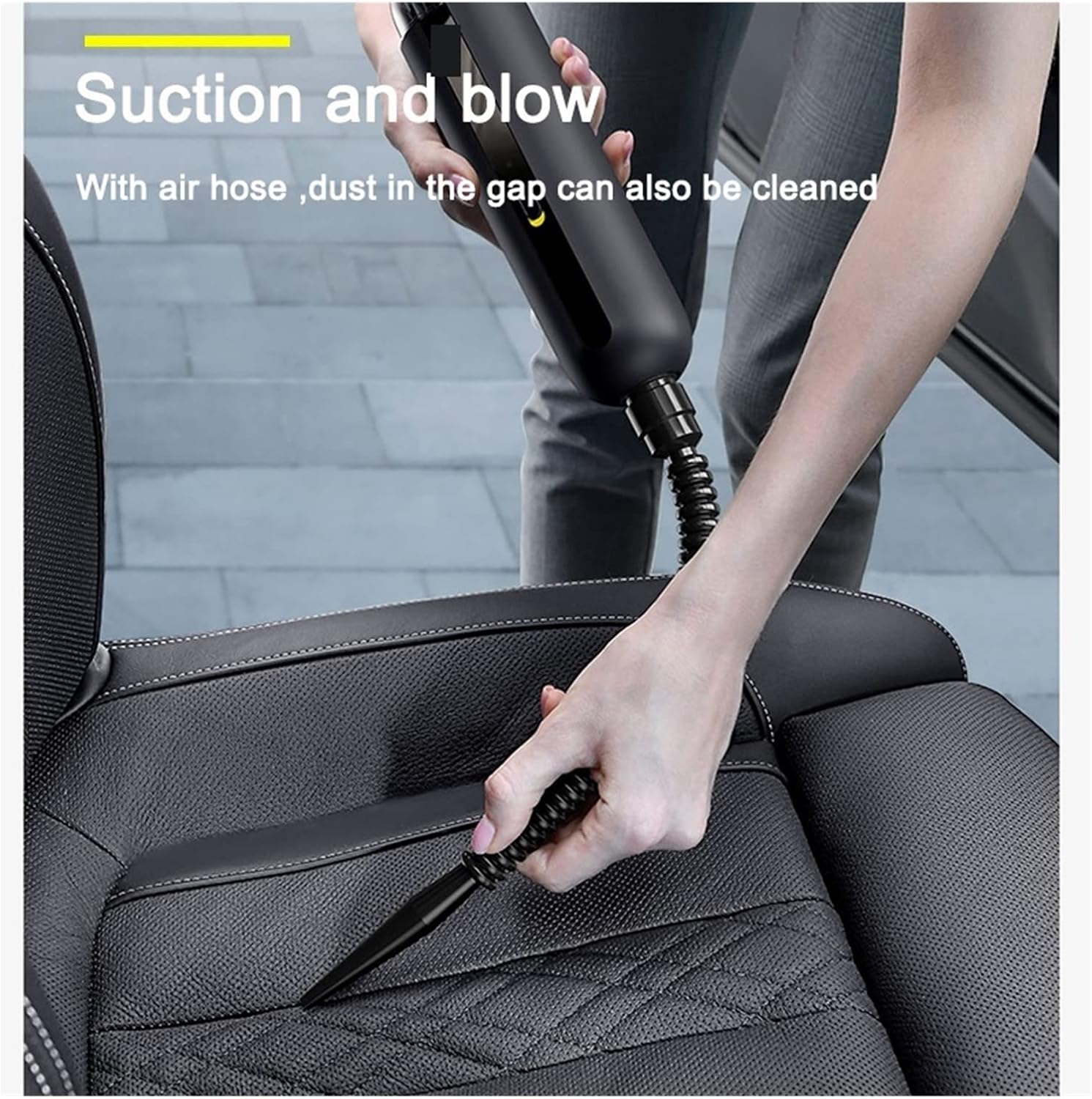 WAGNUS Car Vacuum Cleaner Wireless 5000Pa Handheld Mini Vaccum Cleaner for Car Home Desktop Cleaning Portable Vacuum Cleaner (Color : B)