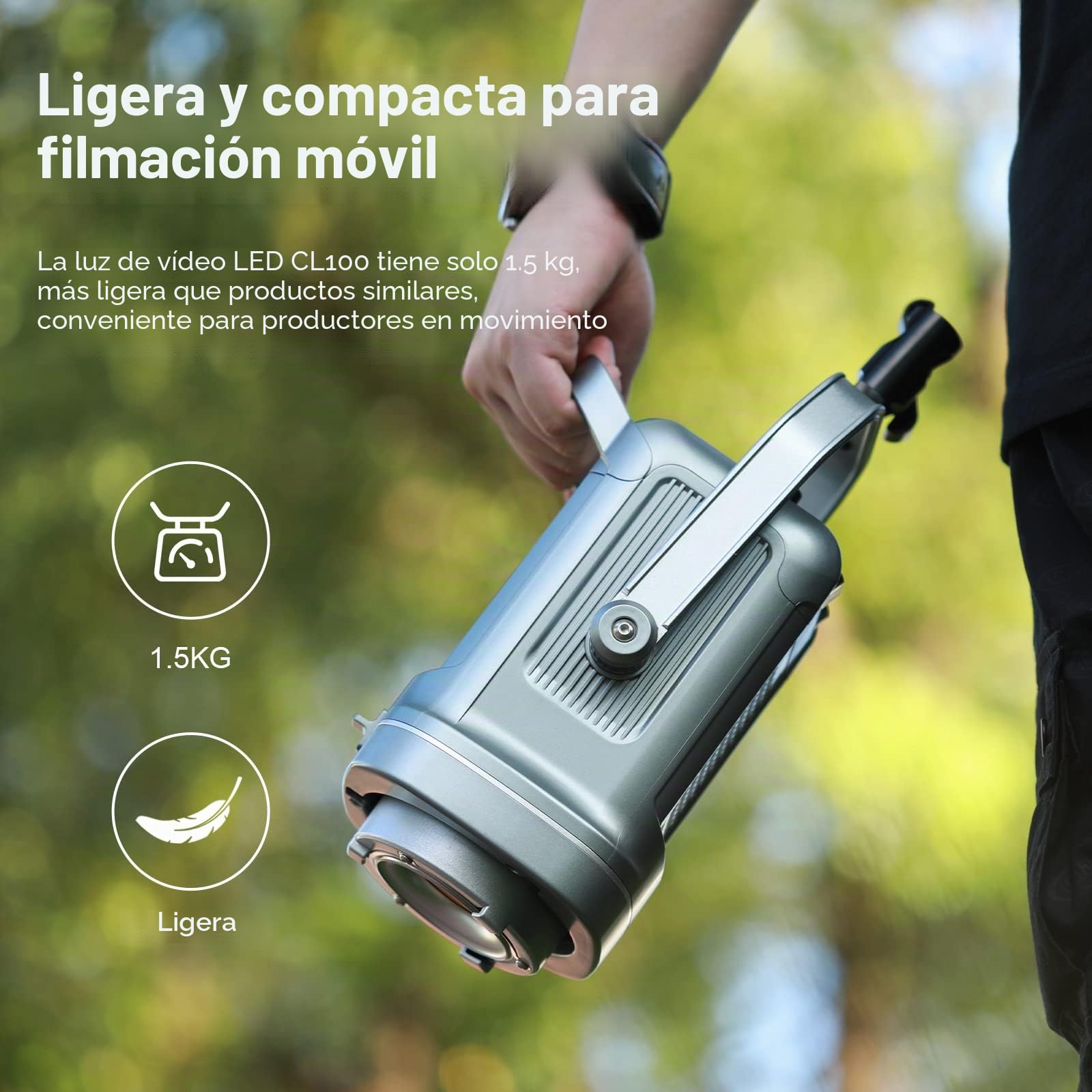 GVM 150W Luz de vídeo con softbox , APP control led lámpara de vídeo Bicolor 2700K-7500K rgb Estudio de iluminación led continua con 8 luces de escena para Video Youtube streaming fotografía