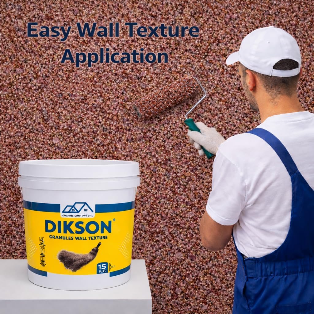 Premium Marble Granules Textured Wall Paint | 100 % Natural Shade 3D Stone & Granite Luxury Finish | Decorative Interior & Exterior Wall Texture | Designer Marble Texture for Living Room & Outdoor