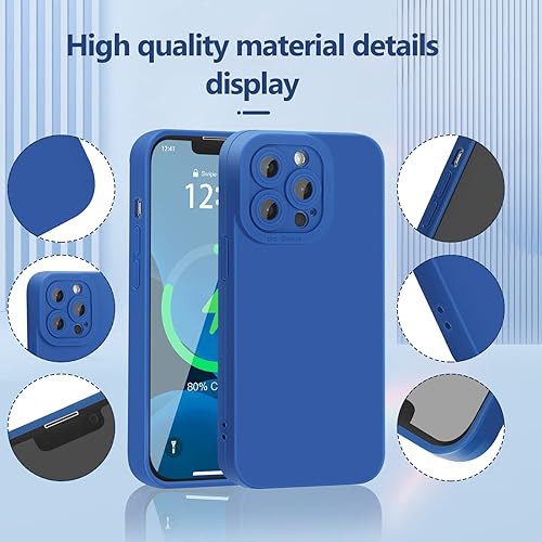 Miniatura 4 de Designed for iPhone 13 Pro Max Case, Soft Liquid Silicone Slim Protective Shockproof Phone Case Cover with Anti-Scratch Microfiber Lining, 6.7 inch