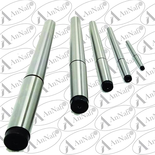 Miniatura 2 de AnNafi Mandril de barra de prueba de alineación de torno (MT5 17-12 pulgadas (17.402 in)) Barra de prueba de alineación de torno de acero de