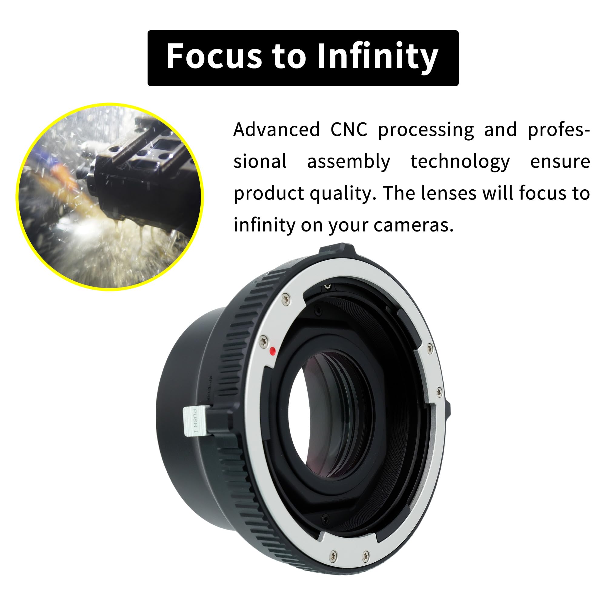 Amazon.com : XPIMAGE 0.71X Optical Focal Reducer Speed Booster