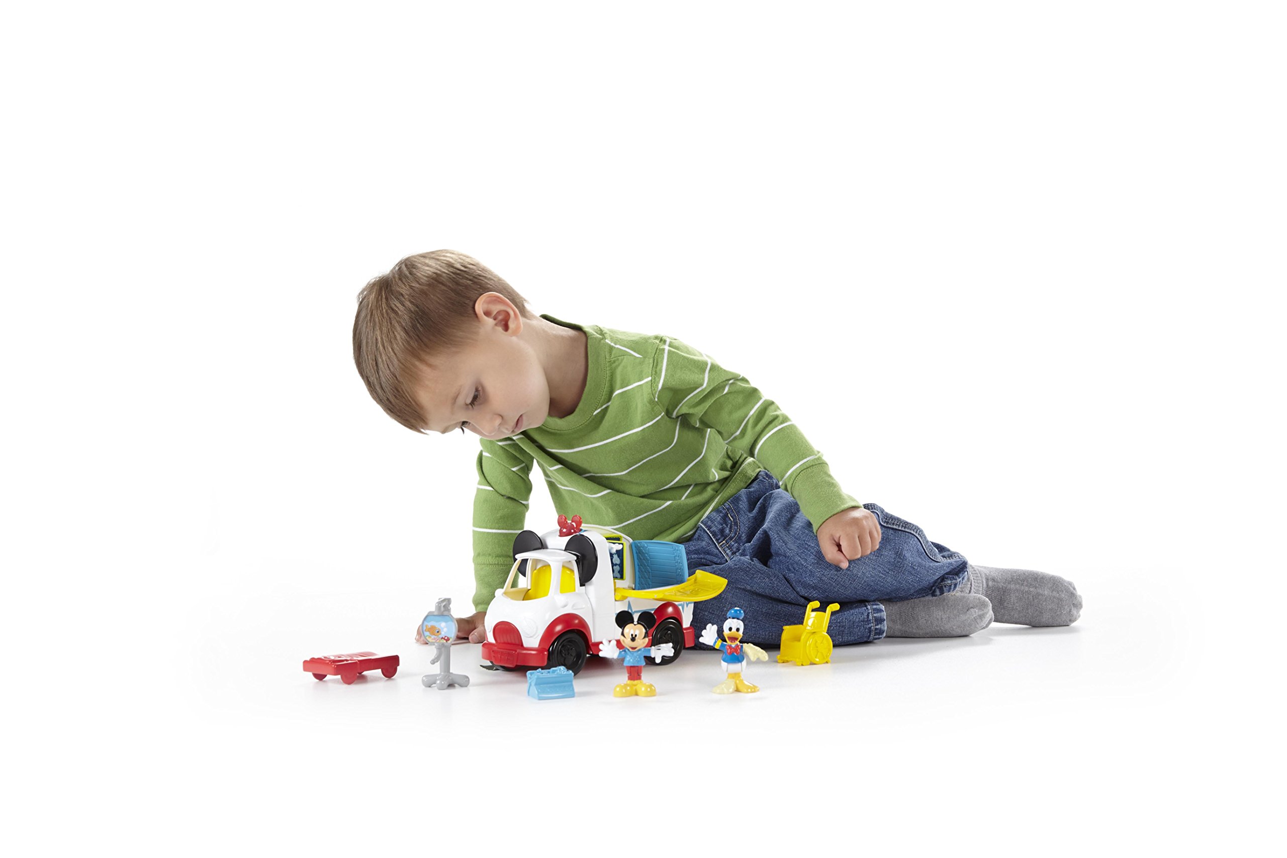 Fisher-Price Mickey BDJ82 - La Divertente Ambulanza di Topolino