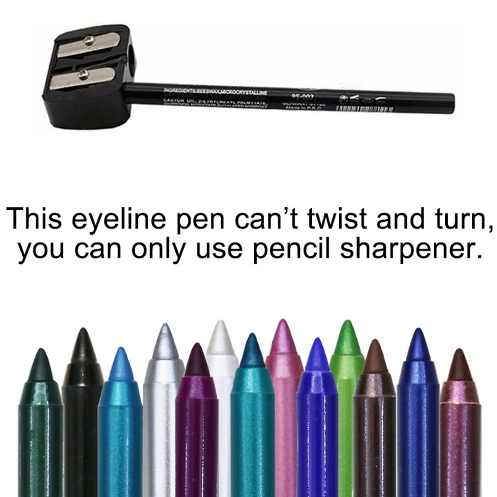 Waterproof Colored Eyeliner Pencil Set, 6/14 Pack Gel Eye Liners with Metallic & Shimmer Finish, Smudge-Proof Long-Lasting Makeup for Daily & Party Looks (C)