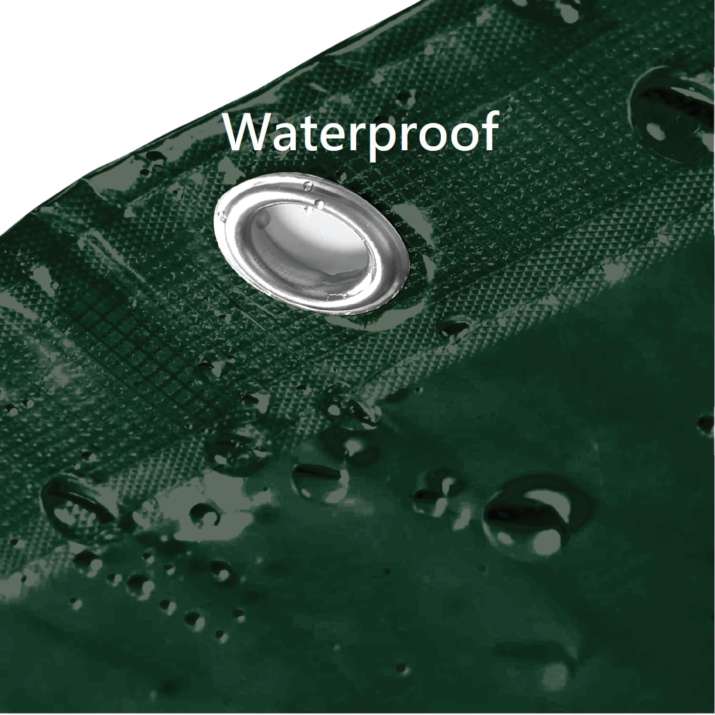 Dependable Industries inc. Essentials Premium 6 Gauge EVA Shower Curtain Liner - PVC Free Magnetized Bottom Odorless with Rustproof Grommets (Hunter Green)
