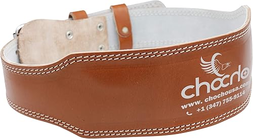 Miniatura 7 de ChoCho Track Cinturón de levantamiento de pesas ajustable de cuero genuino 4 gimnasio fitness culturismo levantamiento de pesas propulsores de