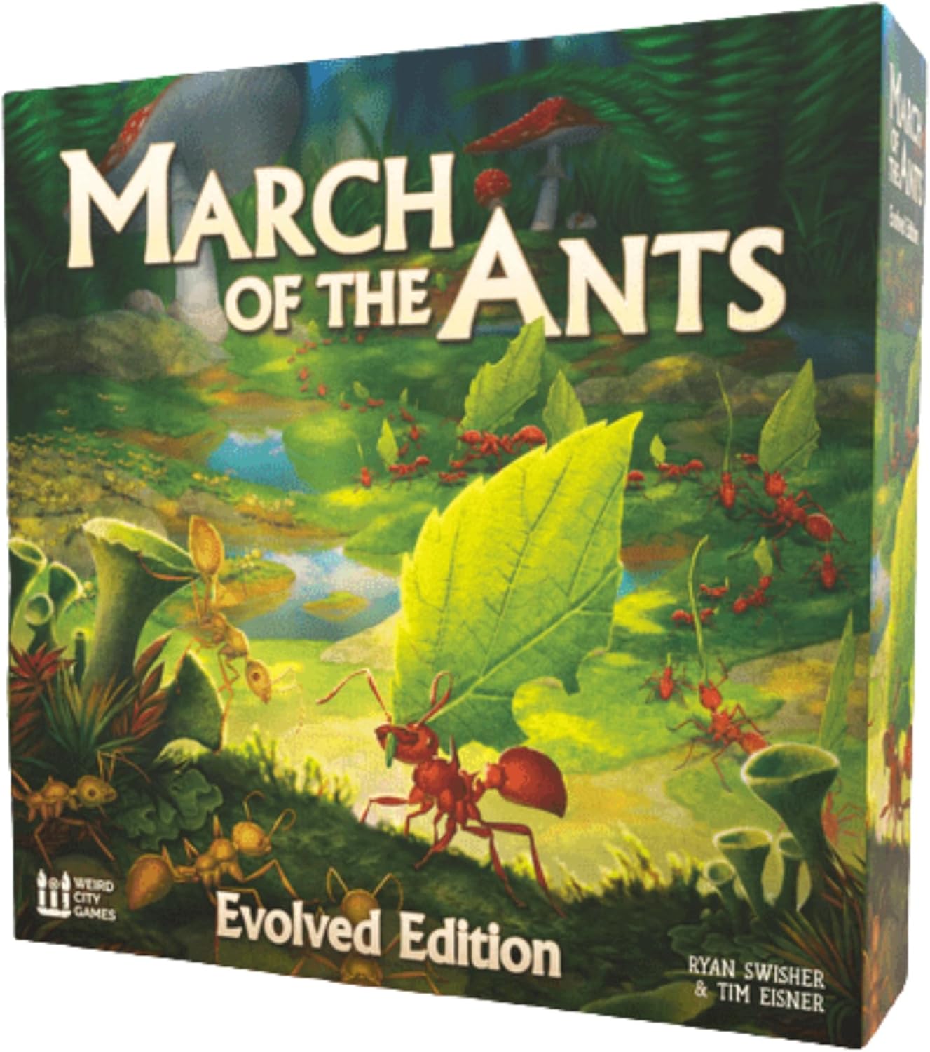 March of The Ants by Weird City Games | Evolved Edition, Strategic 4X Board Game | 1-5 Players | 60-90 Min Playtime | Ages 13+