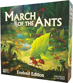 March of The Ants Evolved Edition, Strategic 4X Board Game, 1-5 Players, 60-90 Min Playtime, Ages 13+