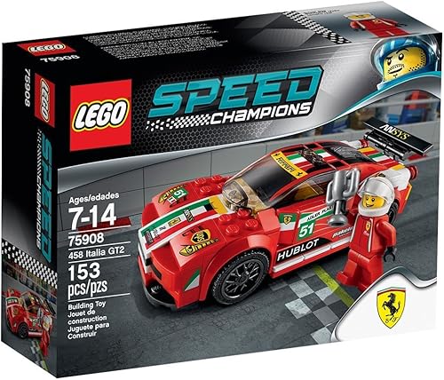Miniatura 2 de Set campeones velocidad 458 Italia GT2 75908 por LEGO