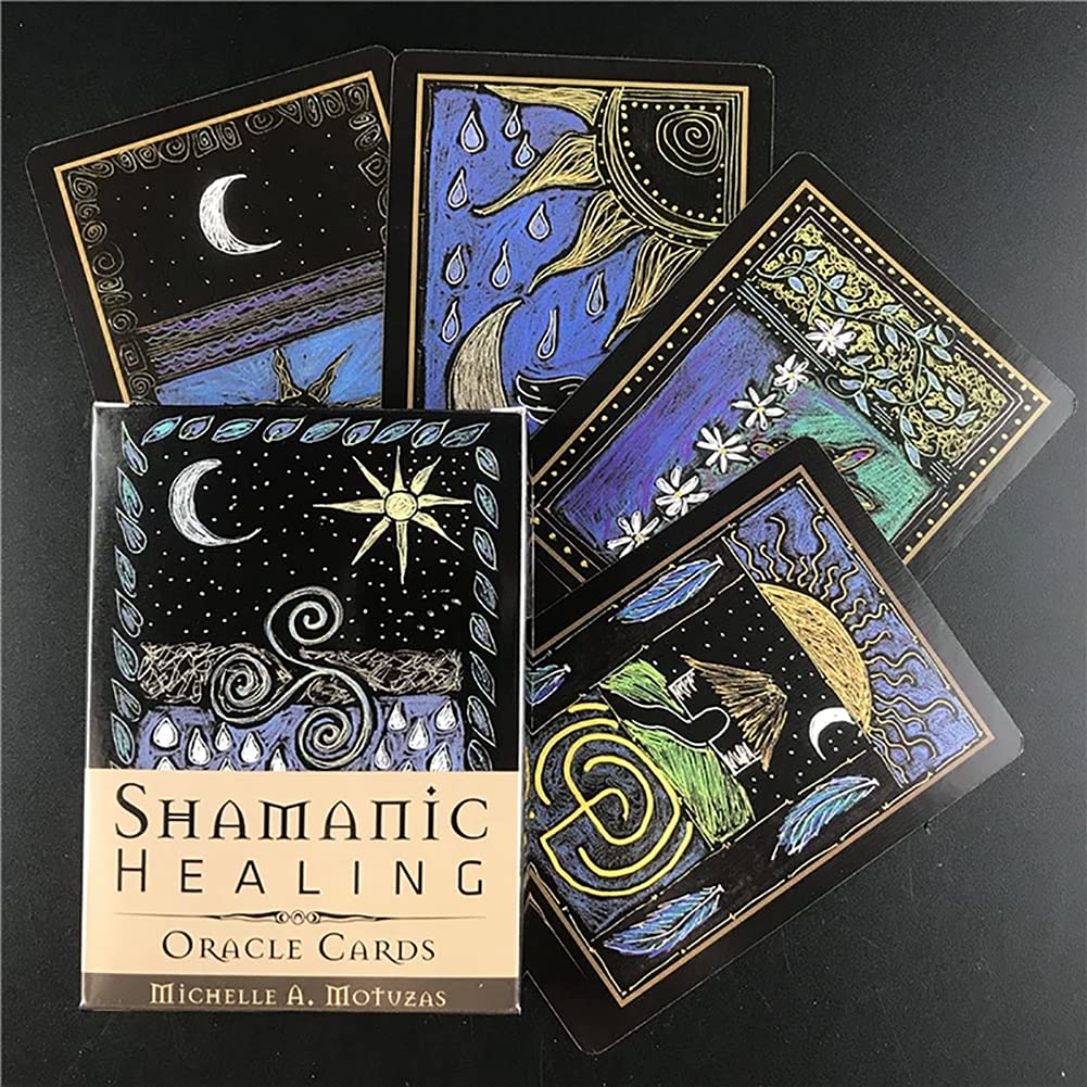 Amazon.com: Shamanic Healing Oracle Tarot Cards​​​,with Velvet Storage Bag  : Everything Else
