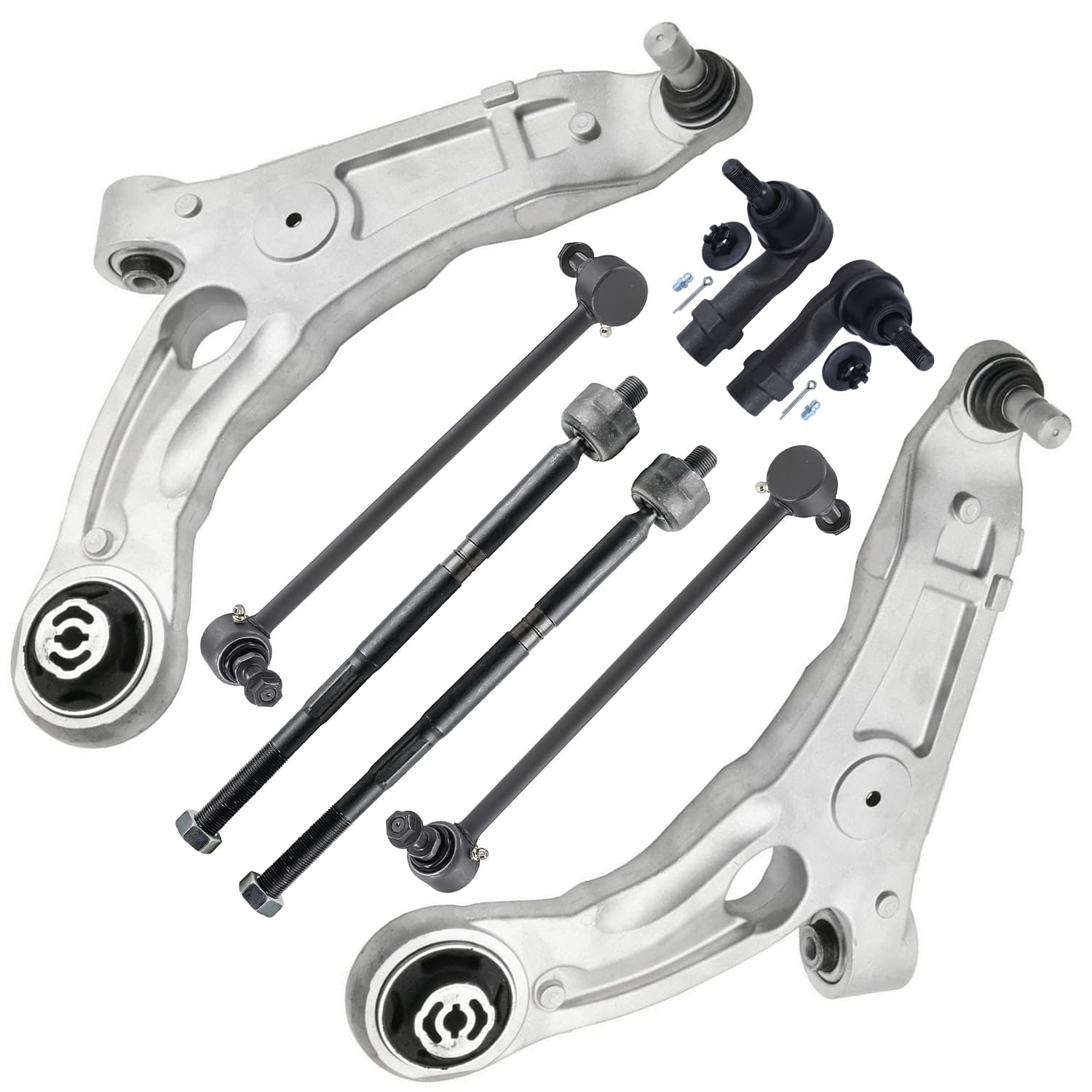 Detroit Axle - 8pc Front Control Arms Kit for 2015 2017 2016 Chrysler 200