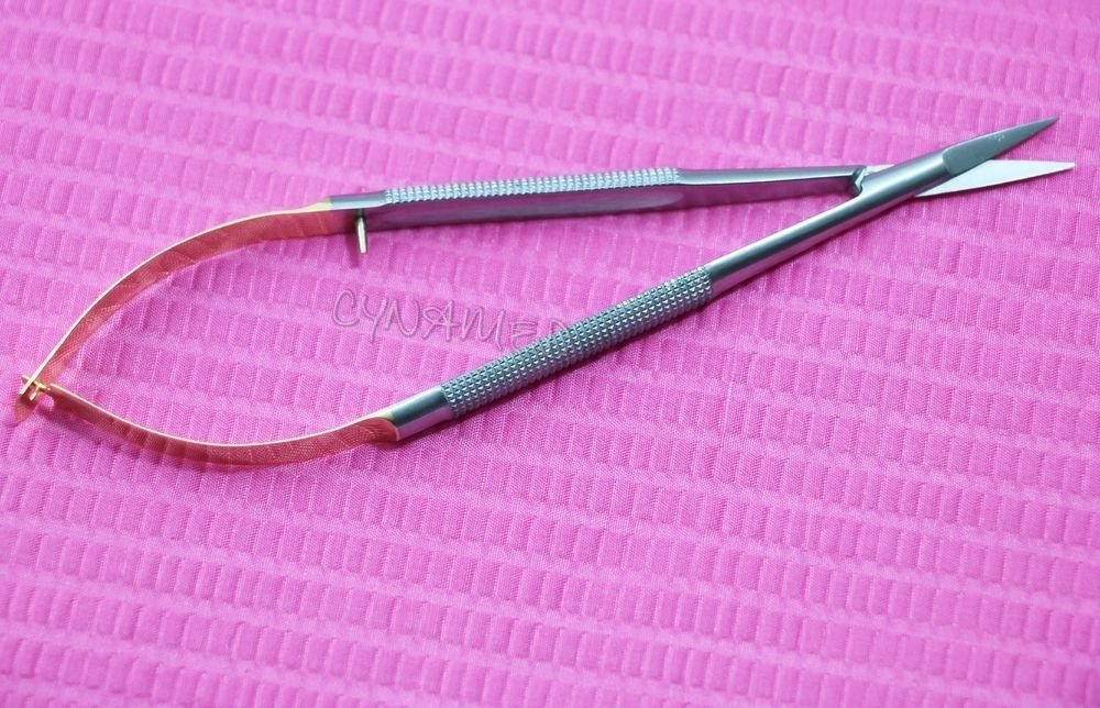 NEW GERMAN STAINLESS Castroviejo Micro Scissors STRAIGHT SURGICAL DENTAL EYE INSTRUMENTS (A+ QUALITY)