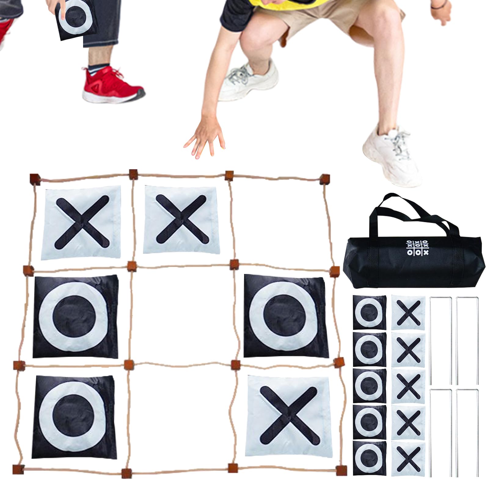 SPAN -SABEL Gioco di lancio – Giant Yard Party Toy, Interactive Lawn Target Kit | Social Group Activity Fun Toss Set, tagliere da gioco durevole con tasche per campeggio giardino spiaggia prato