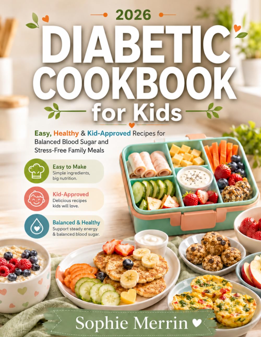 Diabetic Cookbook for Kids: Easy, Healthy & Kid-Approved Recipes for Balanced Blood Sugar and Stress-Free Family Meals