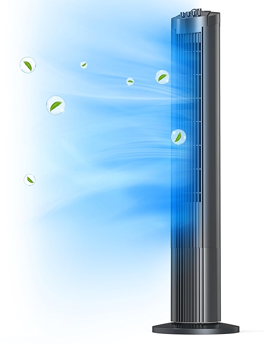 36寸立式风扇 家用冷风扇 90°摇摆 智能定时多档风速