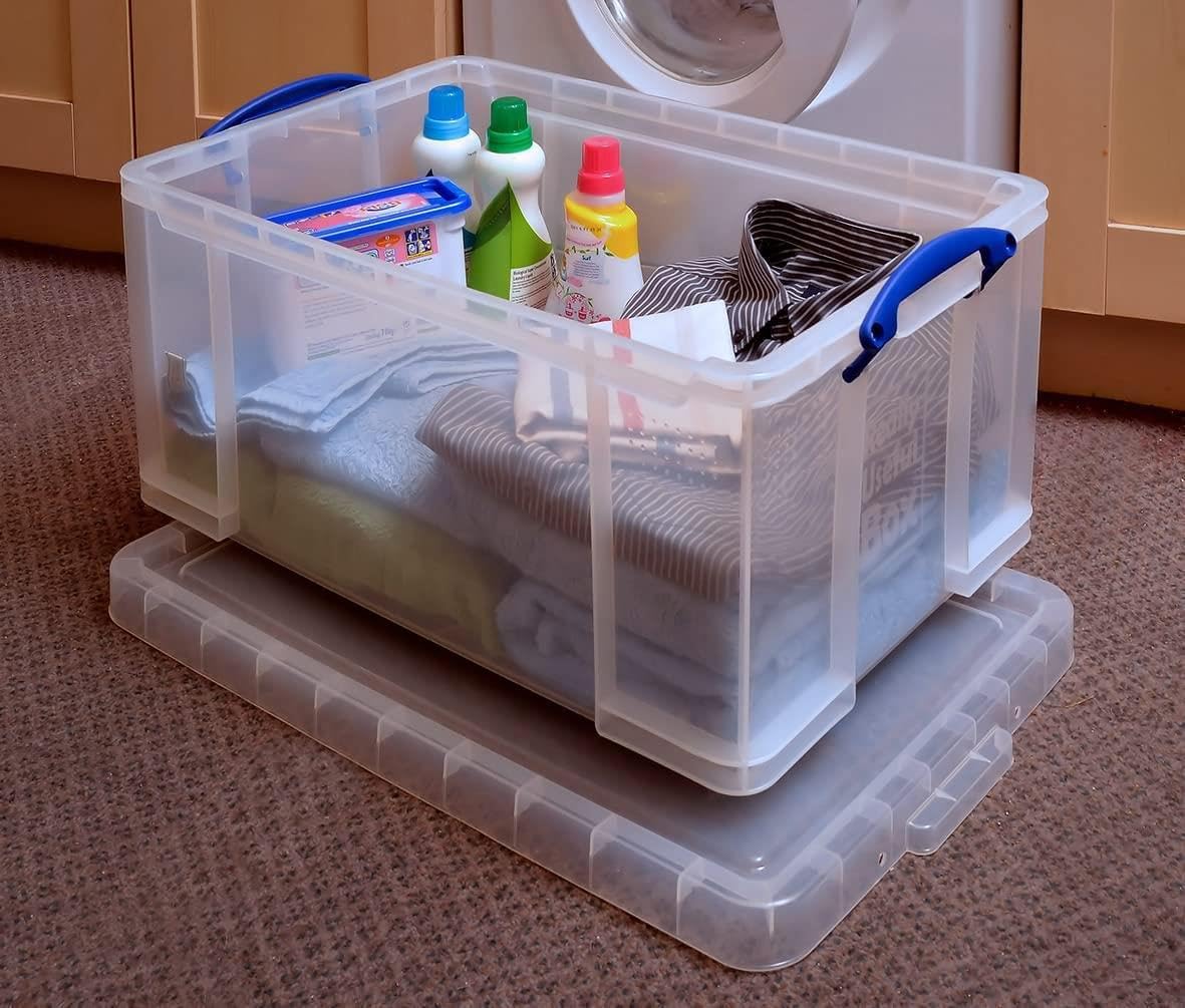 Really Useful Box 3 x 48 Liter - 60 x 40 x 31,5cm - transparent