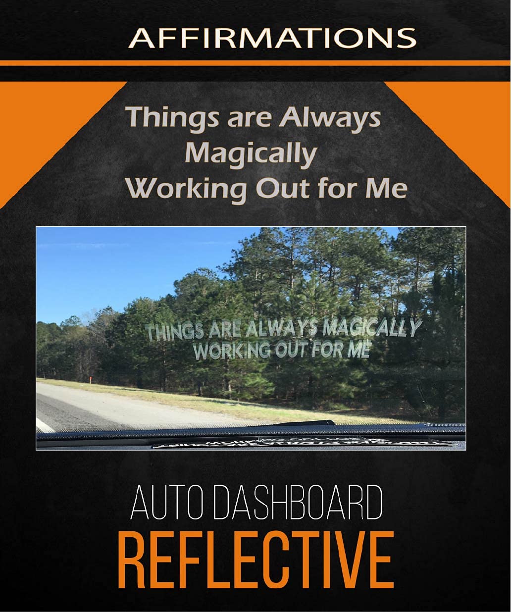 Positive Refliction Mirror Reflection Messages Dashboard Reflective Affirmation Cards ...