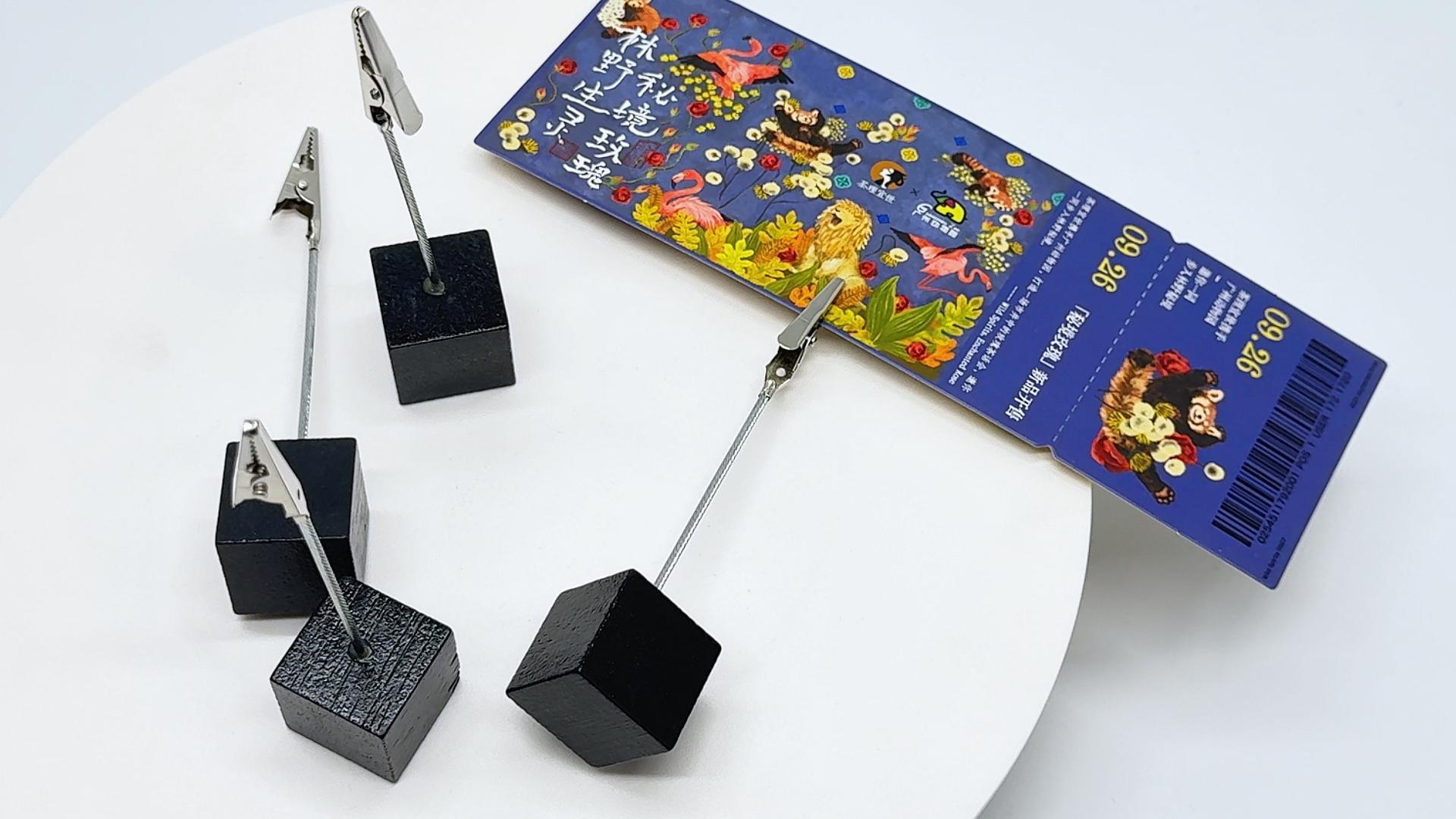 20 Stück Memo Clip Halter - Holz Fotohalter Mit Klammern Für Postkarten & Fotos