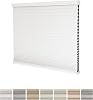 Cortinas Celulares Blackout para Ventanas de Dormitorio, Sin Cuerdas, Tipo Panel de Abeja, Aislamiento Térmico, Celda de 9/16", Cloud Dancer 27"(Ancho) x 48"(Alto) 1