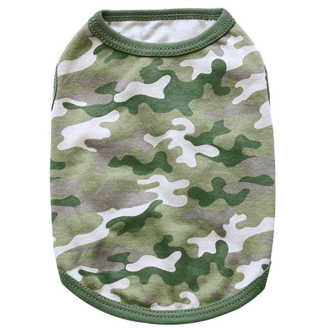 Foto 7 de 7 de Homeilteds Ropa For Perros Mascotas Verano For El Estilo Camuflaje del Ejército Ropa For Mascotas Perros…