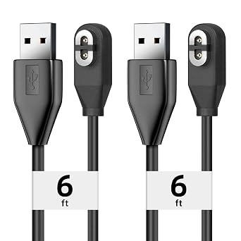 seynli [2 Pack] 6 ft Long Replacement Magnetic Charging Cable for AfterShokz Aeropex/OpenRun, OpenRun Mini, OpenRun Pro, OpenComm 2/UC. for aftershokz Charging Cable Bone Conduction Headset