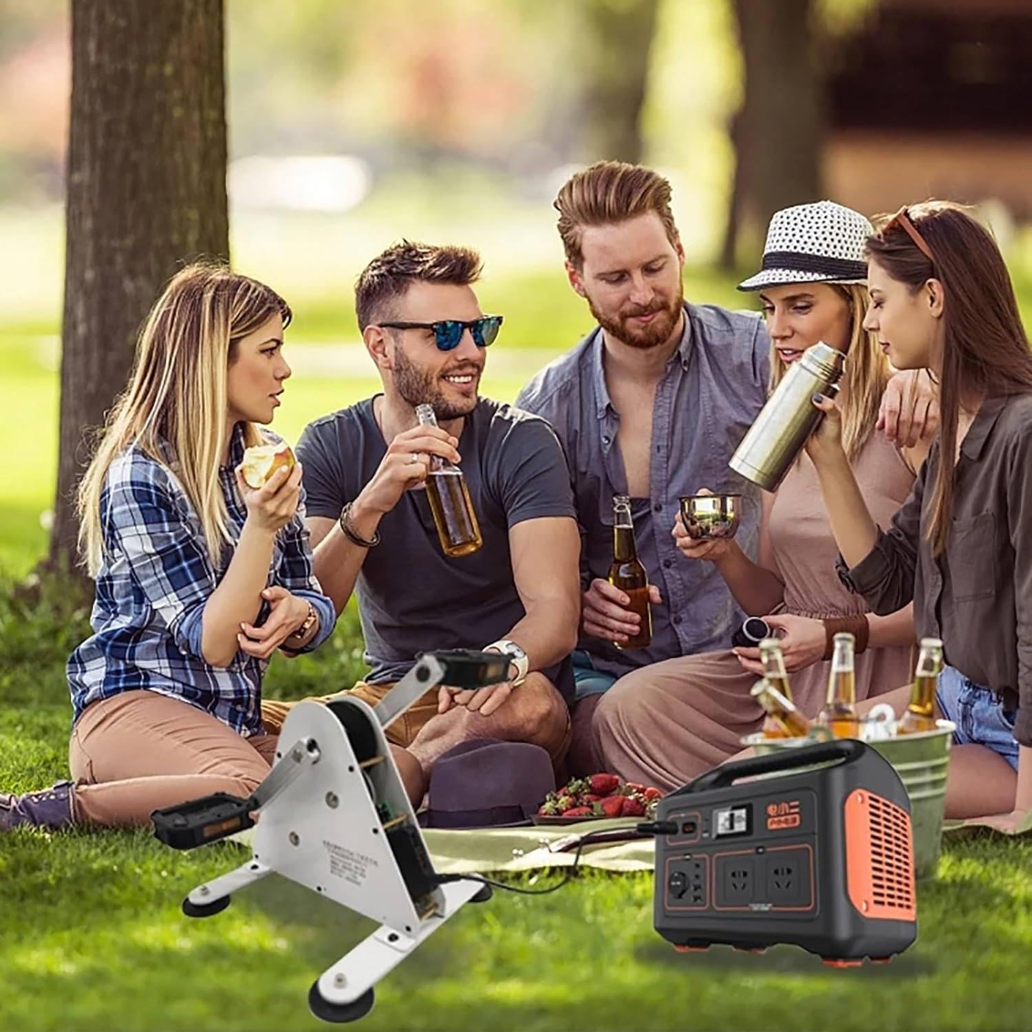 Generator pedałów 50 W z wyjściem DC 1-35 V i szybkim ładowaniem, ręczny generator do elektrycznego trenera spinningowego, idealny do treningów fitness