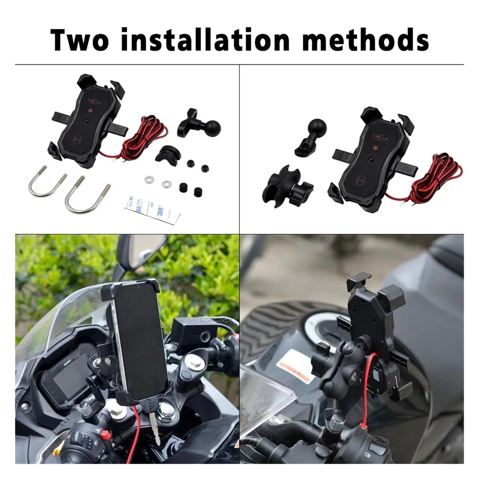 Supporto Manubrio Supporto Per Cellulare Per Moto Per Telefono Antiscivolo Accessori Supporto Telefono Moto