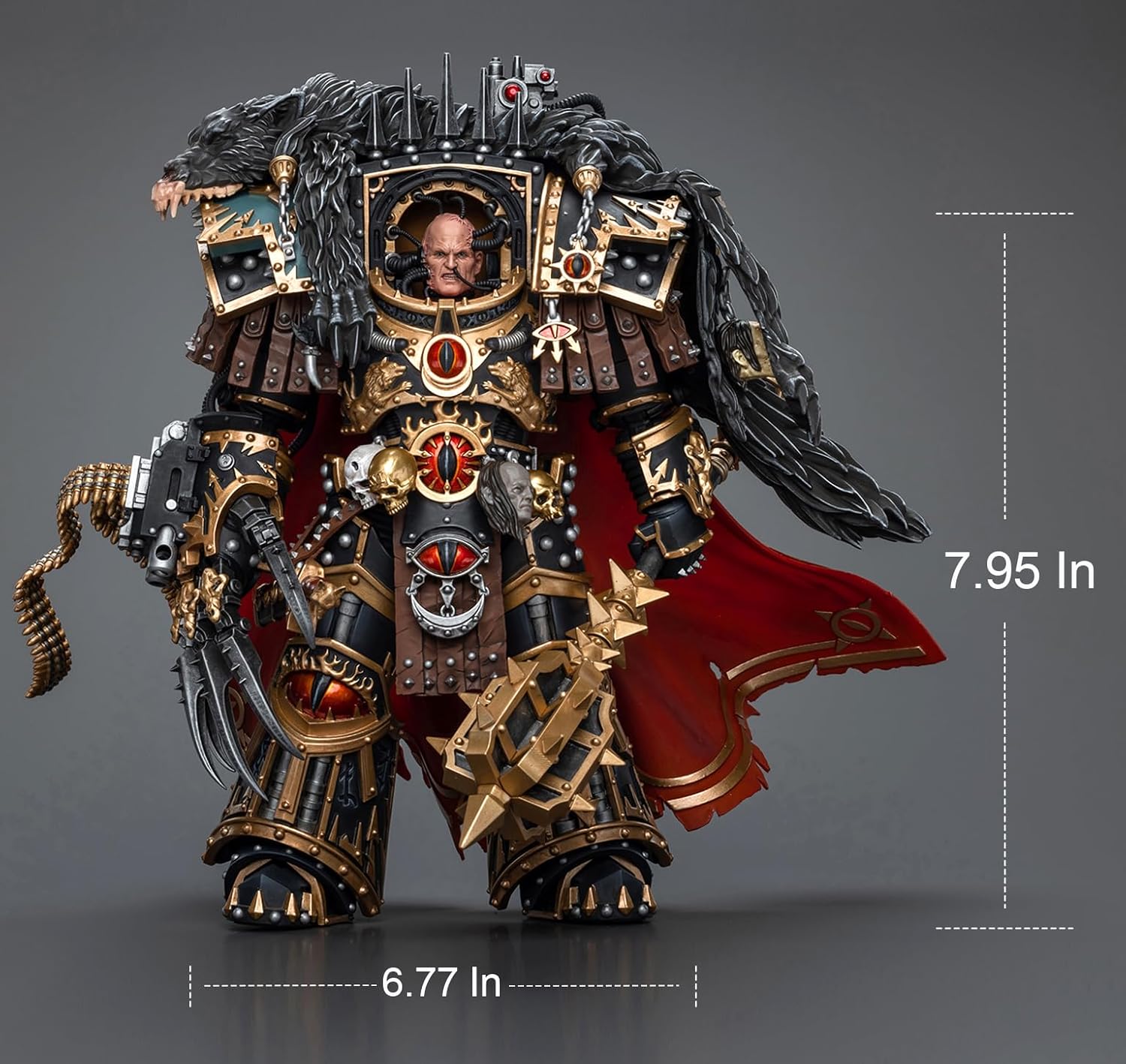 JOYTOY Warhammer 40K The Horus Heresy 1/18 Action Figure Sons of Horus Warmaster Horus Primarch of The XVlth Legion Collection Model Birthday Gifts