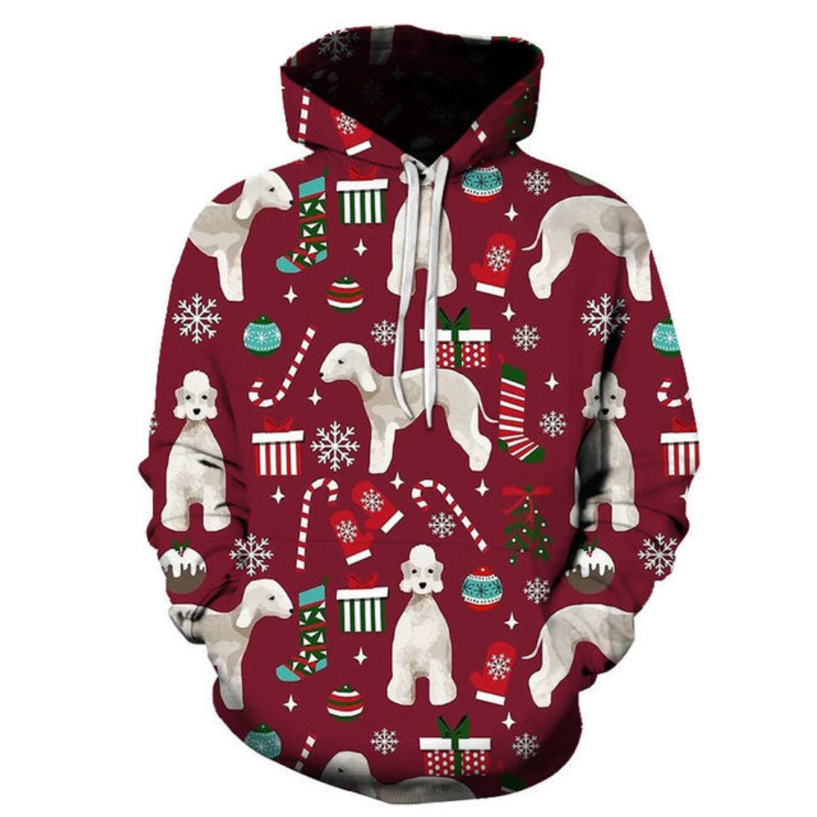 Noël chien vêtements imprimé joyeux pour photos en famille