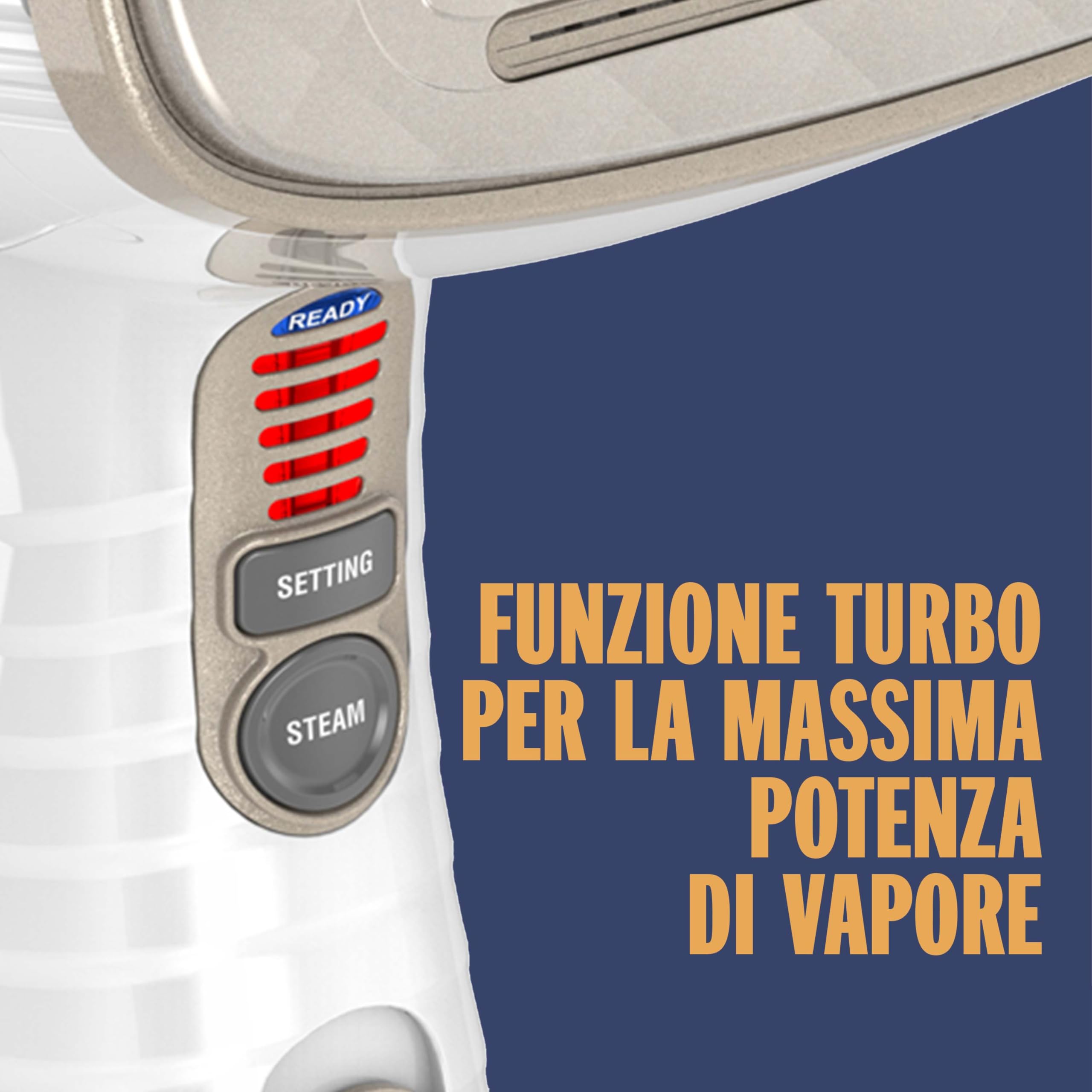 Conair GS59XE Stiratore verticale Turbo, steamer verticale, vapore 25g/min, serbatoio 230ml, 5 impostazioni, cavo 2.5m